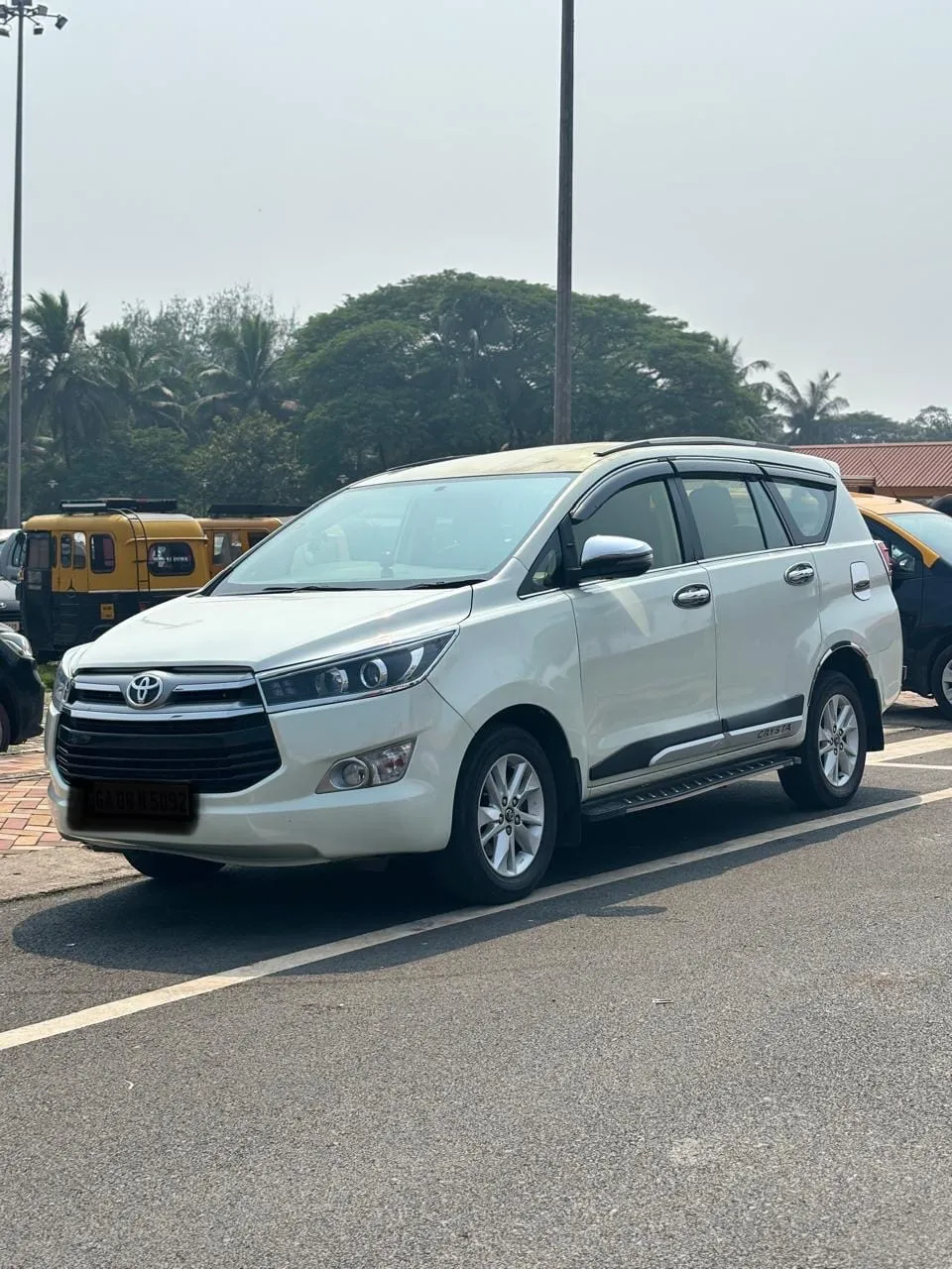 Toyota Innova Crysta rental in Goa